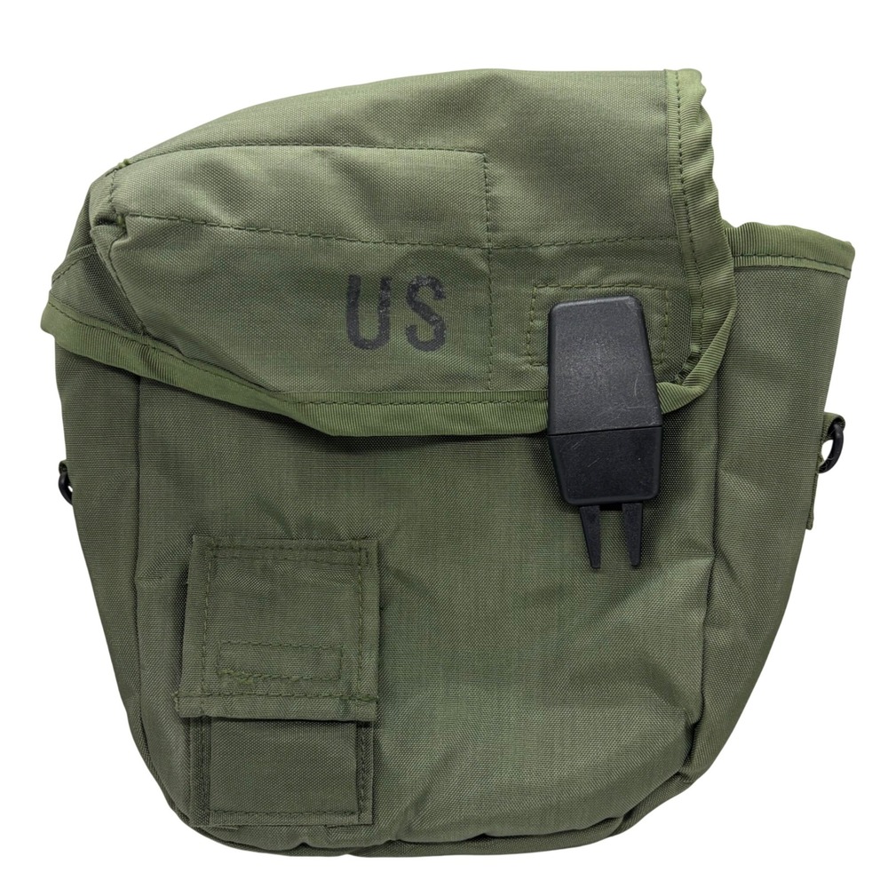 US Military 2 Quart Collapsible Canteen Cover OD Green Alice 8465-00-927-7485